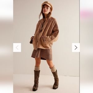 Free People Medium Quilted Dolman jacket